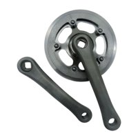 Magideal - Juego De Bielas Para Bicicleta Para Niños Con Orificio Cuadrado, Reparación De Componentes Livianos, Bicicleta De Montaña Para Exteriores, Fácil De In