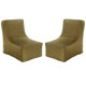 thumbnail image 1 of Pouf Tatto 2 Cuerpos Felpa Verde Musgo, 1 of 6
