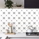 thumbnail image 1 of 9pcs, Tile Wall Sticker, Modern Peel And Stick Tile Sticker Self Adhesive Stick On Tile Backsplash For Kitchen Bathroom, Bedroom Accessories Room Decoration Backsplash Tile Sticker Vinyl Wallpaper Ki, 1 of 4
