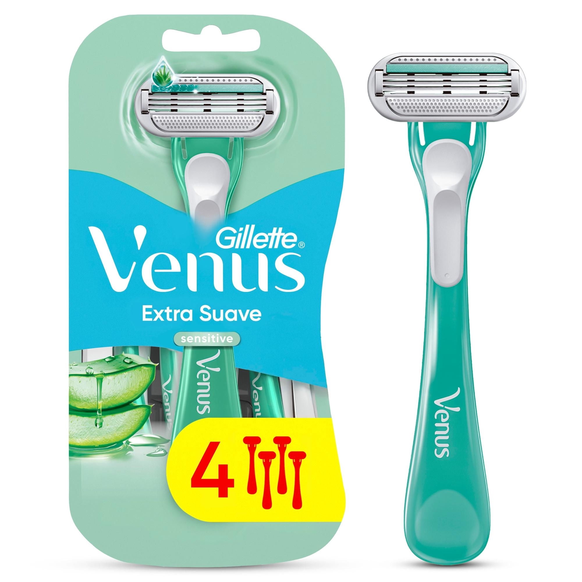Máquina De Afeitar Venus Gillette Sensitive Con Aloe Mujer