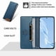 thumbnail image 5 of Funda Tipo Cartera de Cuero Sintético para Samsung Galaxy S23 Ultra Bloqueo RFID, con Ranuras para Tarjetas y Bolsillo para Efectivo, Cierre Magnético Fuerte Azul, 5 of 6
