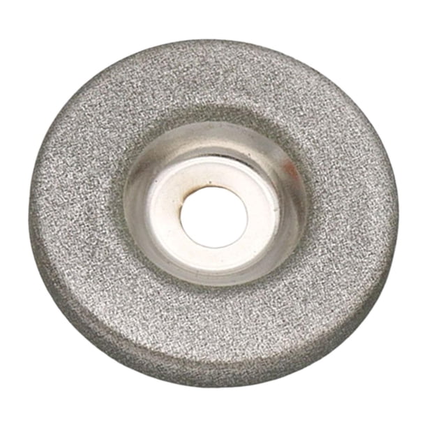 Muela abrasiva de diamante Afiladores de brocas Herramienta de pulido portátil Muela pulidora para carpintería Accesorios de pulido Piezas de repuesto 49 mm grano 180