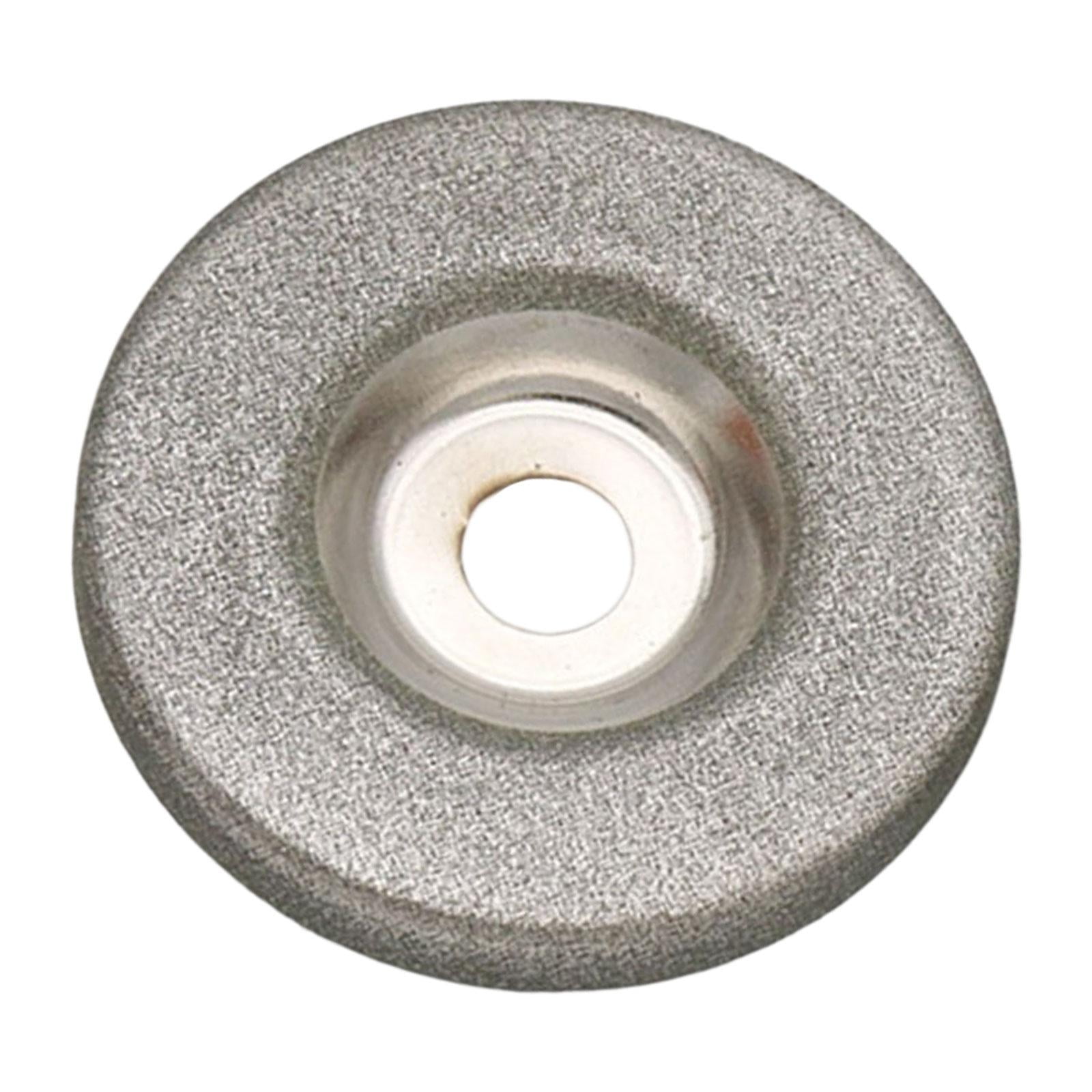 Magideal - Muela Abrasiva De Diamante Afiladores De Brocas Herramienta De Pulido Portátil Muela Pulidora Para Carpintería Accesorios De Pulido Piezas De Repuesto 49 Mm Grano 180