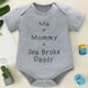 thumbnail image 1 of Baby Girls And Boys Cute "Me+Mommy=One Broke Daddy" Short Sleeve Onesie Clothes For Summer, 1 of 5