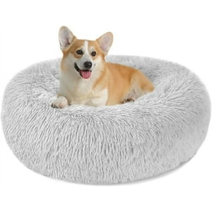 Crusec - Cama Nido De Felpa Para Mascotas Con Forma De Rosca 50Cm