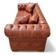 thumbnail image 4 of Sofá Chesterfield 3 Cuerpos Cuero Sintético Pu Café, 4 of 5