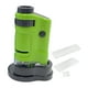 thumbnail image 1 of Microscopio De Bolsillo Ampliación 20x 40x Para Coleccionistas, Fácil De Llevar Verde, 1 of 5