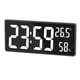 thumbnail image 2 of Reloj De Pared Digital LED Grande Con Temperatura Interior Blanco, 2 of 3