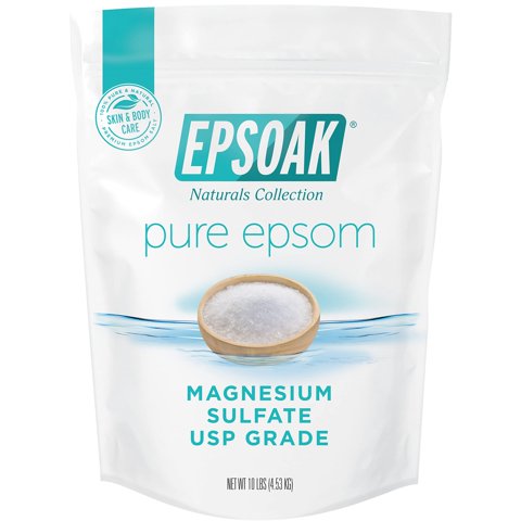 Epsoak - Sal Epsom De 4 54 Kg De Sulfato De Magnesio Usp Sin Perfume
