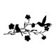 thumbnail image 4 of Adorno De Pared De Metal Con Dise?o De Pájaros En La Rama Para Dormitorio, Cocina Y Jardín, 1 Pieza, 2 Pájaros, 4 of 5