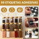 thumbnail image 4 of 24 Frascos De Especias Con Tapa De Bambú Tarros Condimentos, 4 of 6