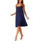 thumbnail image 4 of INSPIRE CHIC Vestido de Noche de Algodón sin Mangas para Mujer con Tirantes Espagueti y Detalle de Espalda Cruzada Ajuste Suelto Ropa de Casa XL Azul Profundo, 4 of 6