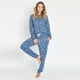 thumbnail image 1 of Pijama de Mujer Delfi Azul, 1 of 4