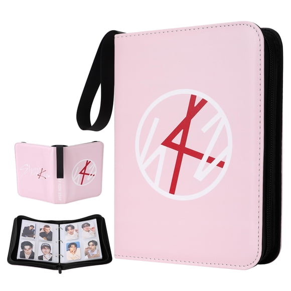 Álbum para fotocards Loiuvos Stray de 400 bolsillos, rosa