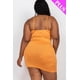 thumbnail image 2 of Vestido Mini con Detalle Fruncido Ajustable y Curvas, Talla 2XL, Color Crema Tomate, 2 of 5