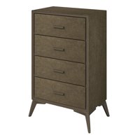 Topmarket - Cómoda Tapizada De 4 Cajones Liviana Madera Mdf