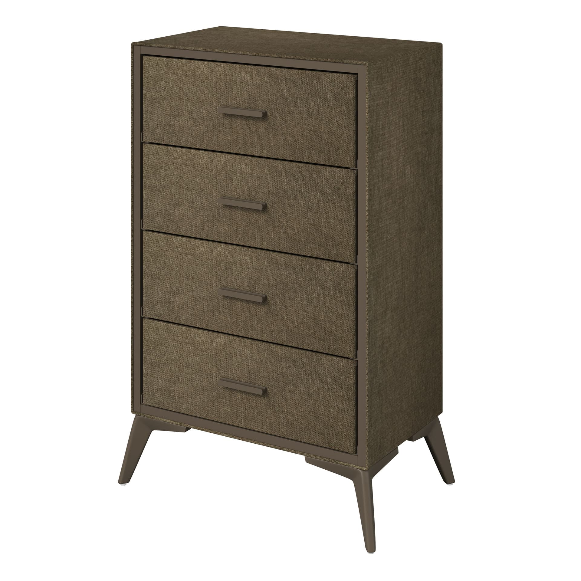 Topmarket - Cómoda Tapizada De 4 Cajones Liviana Madera Mdf