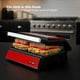 thumbnail image 4 of Panini Press, parrilla y sandwichera OVENTE GP0620R, color rojo, 4 of 9