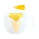 thumbnail image 2 of Taza Medidora De Filtro Boquilla De Vertido Duradera De 1 L Con Asa Tazón Medidor De Líquido Amarillo, 2 of 2
