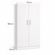 thumbnail image 2 of Closet Colgador Con Repisas Blanco 180x70x45, 2 of 3