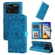 thumbnail image 1 of Funda tipo cartera FOXDOCK para Xiaomi Poco M4 Pro 4G , diseño girasol en relieve, cuero PU, cierre magnético, soporte y tarjetero, 1 of 5