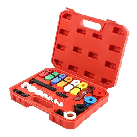 Magideal - 22 Herramientas De Extracción De Línea De Combustible Y Aire, Herramienta De Desconexión De Línea De Aire Acondicionado, Línea De Combustible, Juego