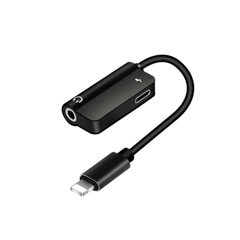 Adaptador / Divisor Lightning Para Audio 3,5mm Y Carga Fujitel