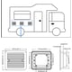 thumbnail image 5 of Ventilador de escape de aire, 12 V, sin escobillas, para motocicleta, lateral, para RV, silencioso, de bajo decibelio, fácil de quitar, con cubierta antipolvo para coche, camión, tienda de campaña, RV, 5 of 7
