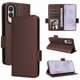thumbnail image 1 of Funda Cartera para Samsung Galaxy S25 Edge Tapa Flip con Ranuras y Soporte Marrón, 1 of 5