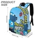 thumbnail image 3 of Tayo, el Pequeño Autobús-theme Backpack, Campus style schoolbag Bookbag with Adjustable Shoulder Straps And Large Zip Compartment, Unisex Travel Bags.42x30x15cm, 3 of 6