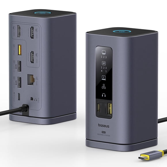 Estación De Acoplamiento Spacemate (mac) Usb C 3 Para Monitores 4k Hdmi