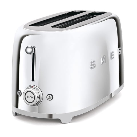 Tostadora Smeg 50'S Retro De Acero Inoxidable De 4 Rebanadas