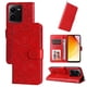 thumbnail image 2 of Funda tipo cartera FOXDOCK para Vivo V25E 4G , diseño girasol en relieve, cuero PU, cierre magnético, soporte y tarjetero, 2 of 5