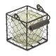 thumbnail image 1 of Tarro de vidrio para almacenamiento de alimentos, cesta de alambre marrón de 9 x 9 x 9 cm de Cheung, 1 of 5