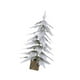 thumbnail image 1 of Árbol De Navidad Artificial Flocado En Nieve, Estatua De Repisa, árbol De Navidad De Mesa, Altura 45cm, 1 of 5