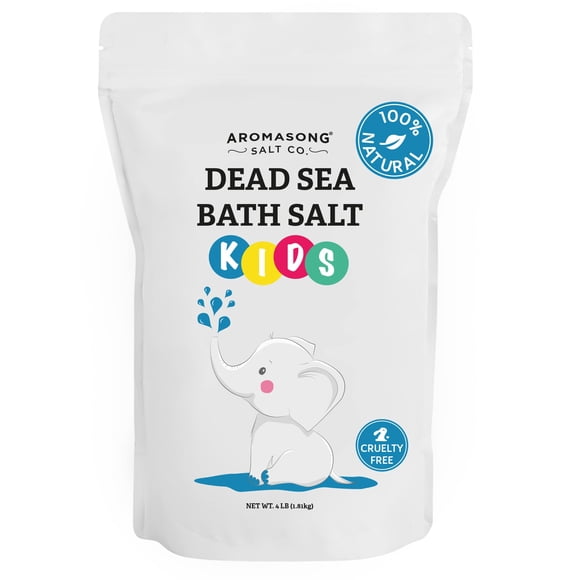 Sal de baño Aromasong Sal del Mar Muerto para niños, 1,8 kg, 100% pura