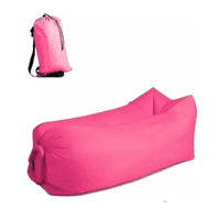 Genérico - Sofá Inflable Portátil Tumbona Banano Camping Aire Libre Rosa