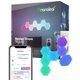 thumbnail image 1 of Luces de pared inteligentes RGBW de 16 millones de colores, LED regulables, con forma de nanoleaf, 1 of 9