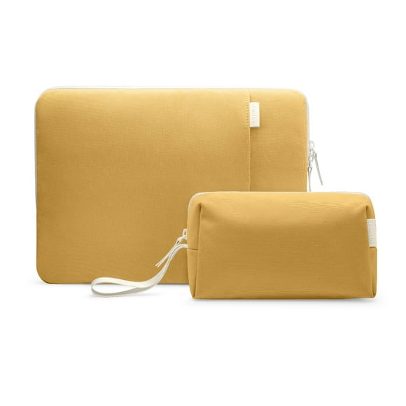 Tomtoc Funda De Macbook 13 Organizador Amarillo