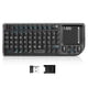 thumbnail image 1 of Miniteclado Miritz K808 ultrafino con panel táctil Bluetooth 5.1, 1 of 9