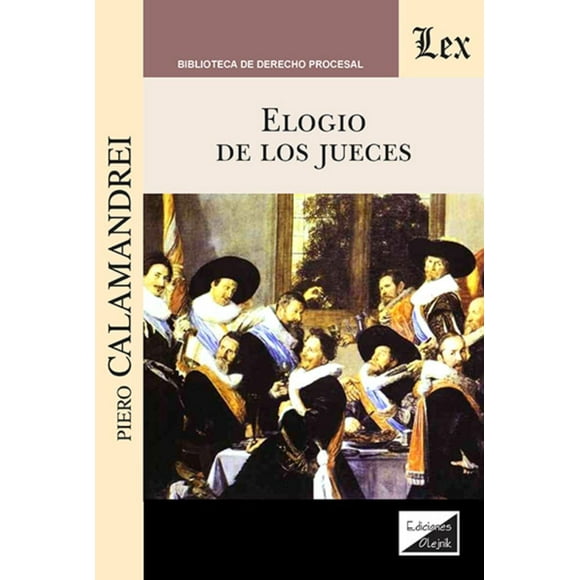 LIBRO ELOGIO DE LOS JUECES - PIERO CALAMANDREI
