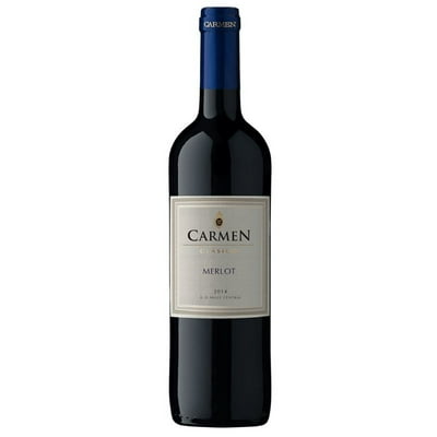 Vino Tinto Merlot 13° Botella 700 Cc Carmen