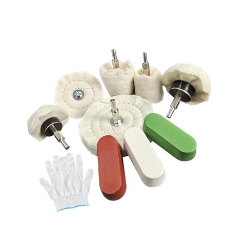 Ioensy - 6 Ruedas Pulidoras Para Limpiar Cubos De Ruedas De Madera Y Resina