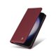 thumbnail image 4 of Funda Billetera de Cuero para Samsung Galaxy S24 con Tarjetero y Soporte - Tapa Magnética Rojo, 4 of 6