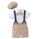 thumbnail image 3 of Traje De Caballero Para Bebé De Verano, Pajarita Para Bebé Niño Para El Hogar, Cumpleaños, Uso Diario, Altura De 80 A 90cm, 3 of 5