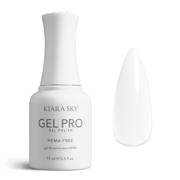 Esmalte de uñas KIARA SKY True White 15 ml libre de HEMA