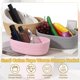 thumbnail image 3 of Cesta de Almacenamiento Tejida de Cuerda de Algodón Pequeña Gris Uxcell, Estante de Almacenamiento de Armario Regalo Cestas Tejidas Caja de Guardería Linda Decoración de Organización, 3 of 7