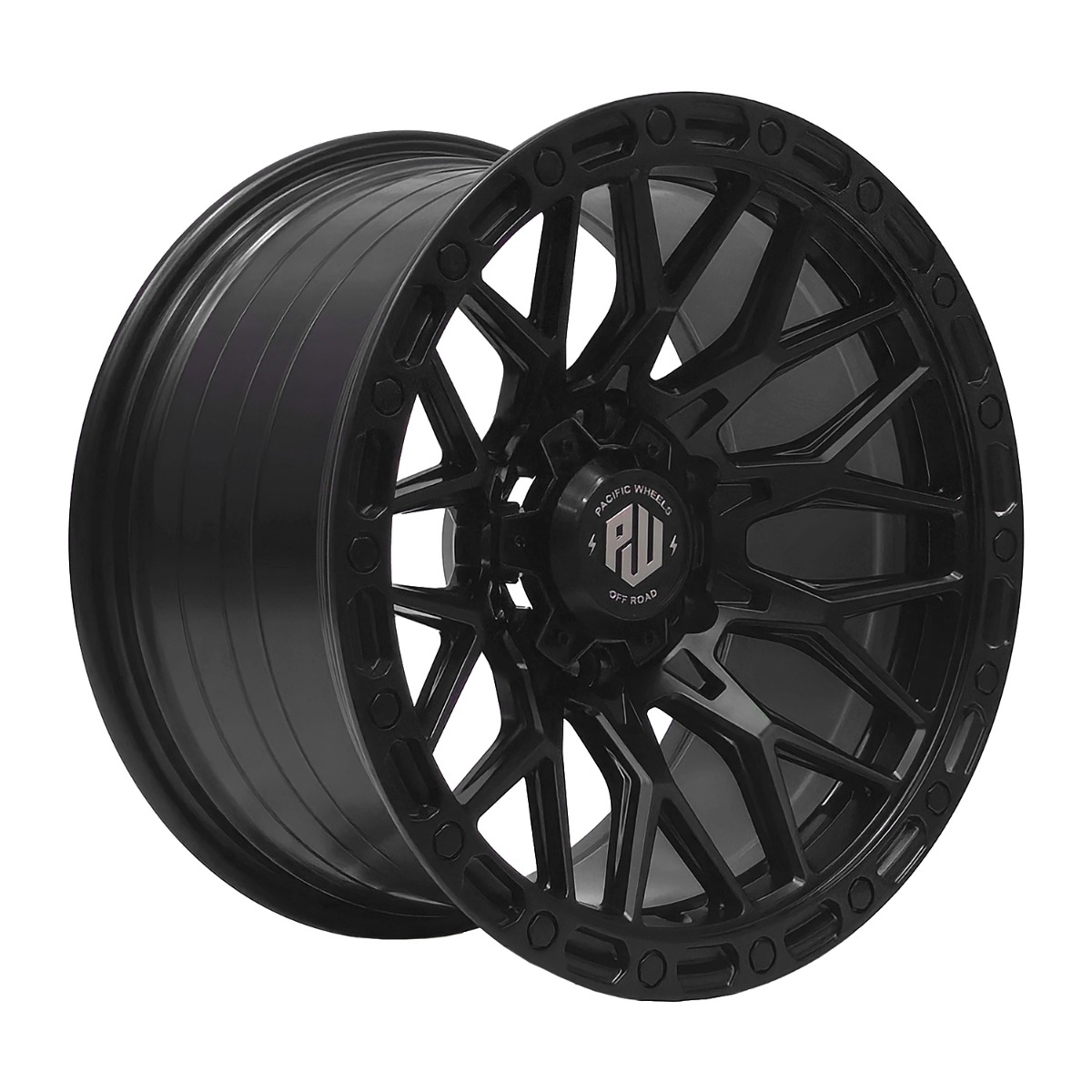 Pw Off Road - Set 4 Llantas 17X8 5 5X130 Et20 Wolf Mb