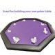 thumbnail image 5 of Tela de mesa de póker Speed Cloth YH Poker, color morado, 274 x 152 cm, 5 of 6