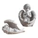 thumbnail image 1 of 2 Piezas Bebé ángel En Alas Estatua Estatuilla Decoración Del Hogar Querubín Esculturas, 1 of 5